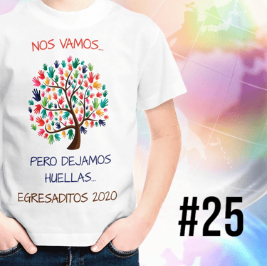 Remera para egresaditos de Jardin de Infantes
