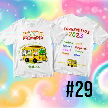 Remera para egresaditos de Jardin de Infantes