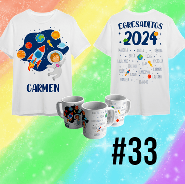 Remera para egresaditos de Jardin de Infantes