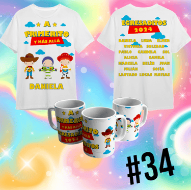 Remera para egresaditos de Jardin de Infantes