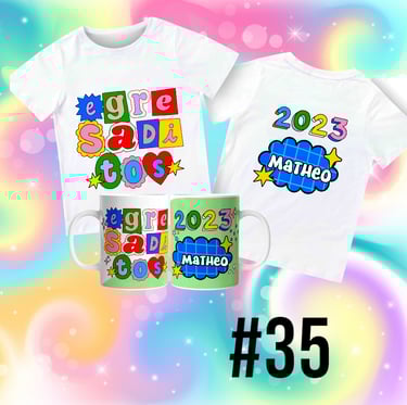 Remera para egresaditos de Jardin de Infantes