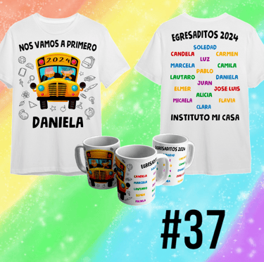 Remera para egresaditos de Jardin de Infantes