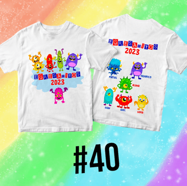 Remera para egresaditos de Jardin de Infantes