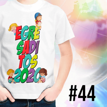 Remera para egresaditos de Jardin de Infantes