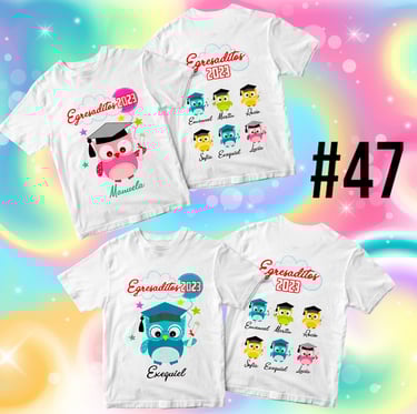 Remera para egresaditos de Jardin de Infantes