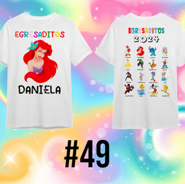 Remera para egresaditos de Jardin de Infantes