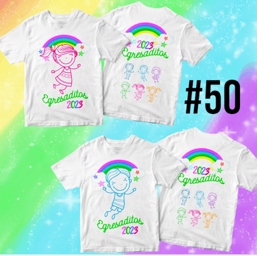 Remera para egresaditos de Jardin de Infantes
