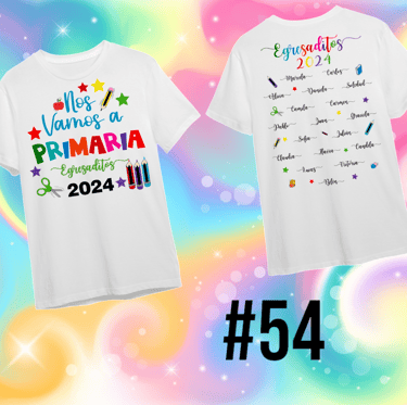 Remera para egresaditos de Jardin de Infantes