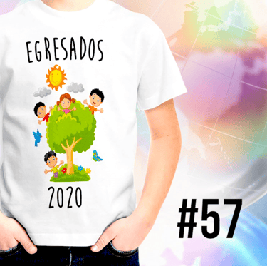 Remera para egresaditos de Jardin de Infantes