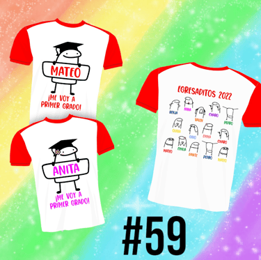 Remera para egresaditos de Jardin de Infantes