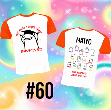 Remera para egresaditos de Jardin de Infantes