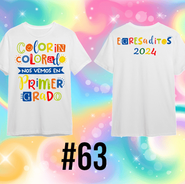 Remera para egresaditos de Jardin de Infantes