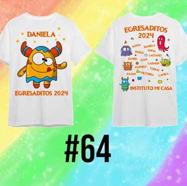 Remera para egresaditos de Jardin de Infantes