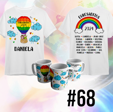 Remera para egresaditos de Jardin de Infantes