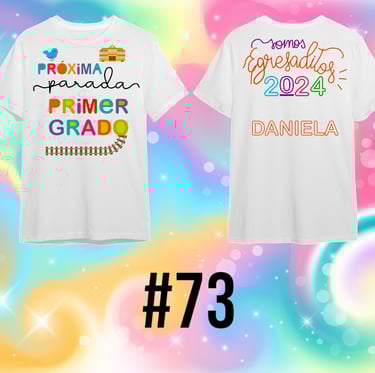 Remera para egresaditos de Jardin de Infantes