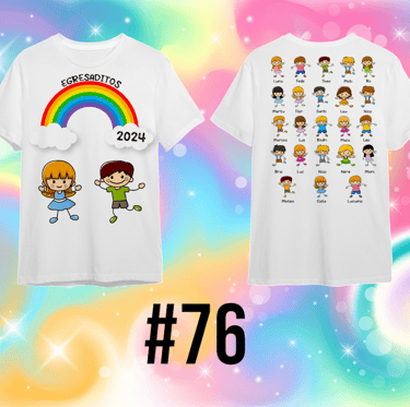 Remera para egresaditos de Jardin de Infantes