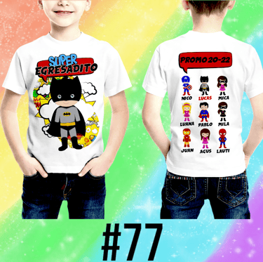 Remera para egresaditos de Jardin de Infantes