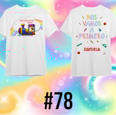 Remera para egresaditos de Jardin de Infantes