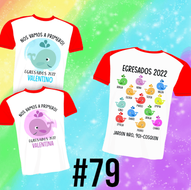Remera para egresaditos de Jardin de Infantes