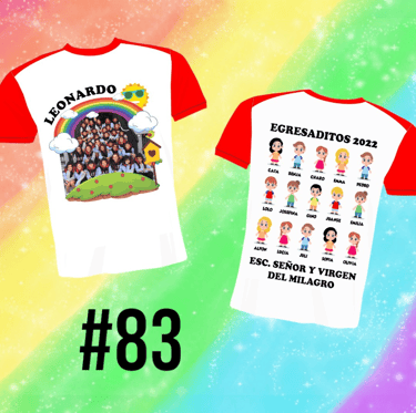 Remera para egresaditos de Jardin de Infantes