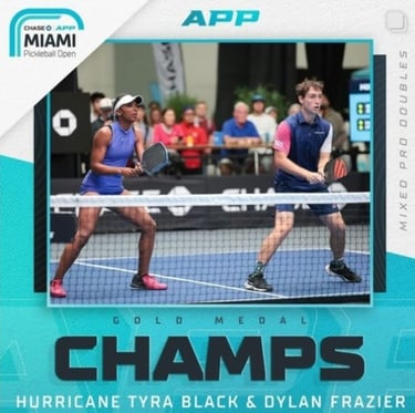 Dylan Frazier and Hurricane Tyra Black: APP's graphic