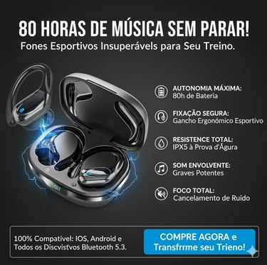 fone de ouvido em fio