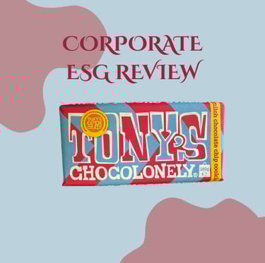 Tony's Chocolonely ESG Report Review