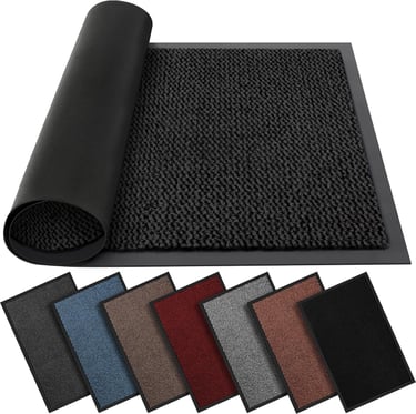 a mat mat with a roll of carpeting and a roll of carpet