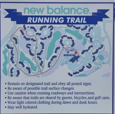 Disney's Old Key West Resort Running Trail