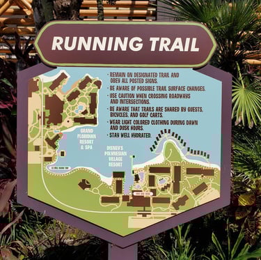 Disney's Polynesian Resort Running Trail