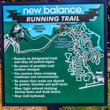 Disney's Wilderness Lodge and Fort Wilderness Running Trail