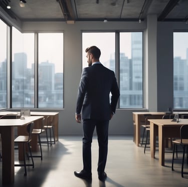 A professional lawyer consulting with a client about dismissal cases.