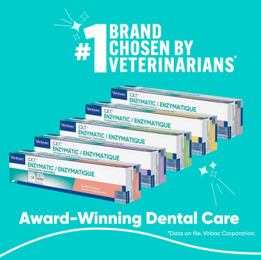 Virbac CET Enzymatic Toothpaste| Eliminates Bad Breath by Removing Plaque & Tartar Buildup