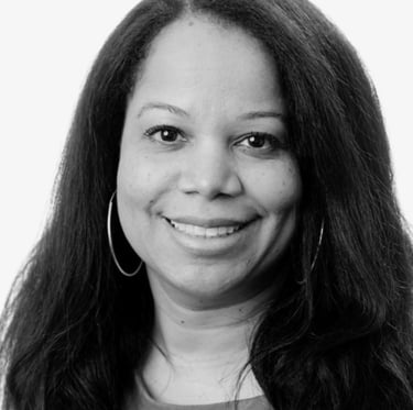 Black and white photo of Stephanie Williams