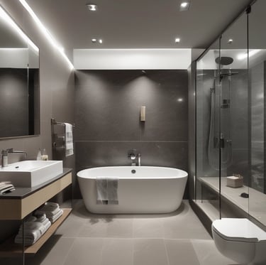 Photo of a skilled builder laying block paving on a driveway under a clear sky.