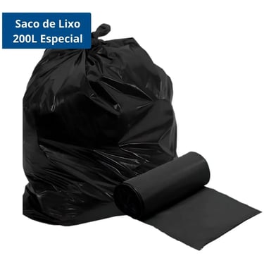 Saco de lixo resistente e reforçado