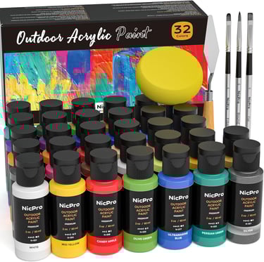 Outdoor craft paint set
