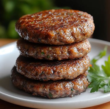 breakfast sausage on a plate