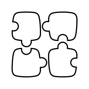 quatre pièces puzzle