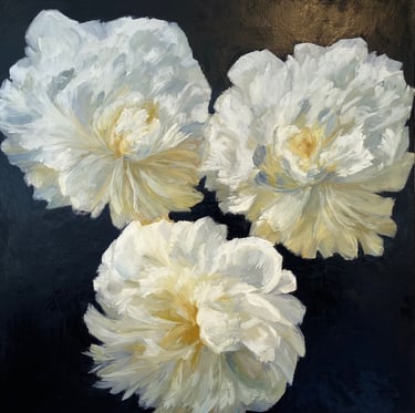 THREE QUEENS - painting by Heather Sayeau