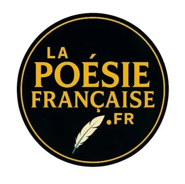 Logo officiel de La Poésie Française, site littéraire dédié aux poèmes et à la poésie française mode