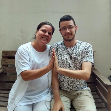 Andreia Corazza e Erick Silva