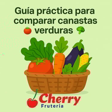 Canasta de verduras variadas