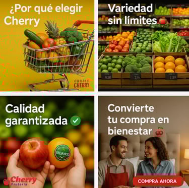 Comparativa calidad productos Cherry Supermercado
