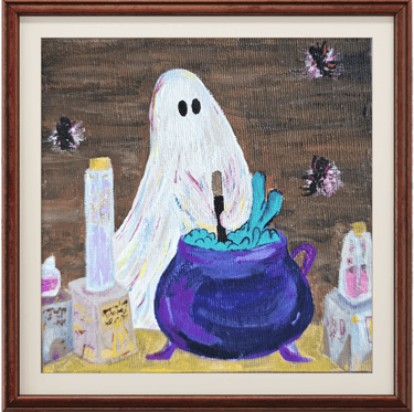 ghost cooking painting