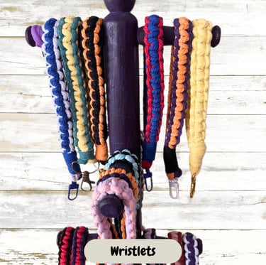 wristlets handmade macrame