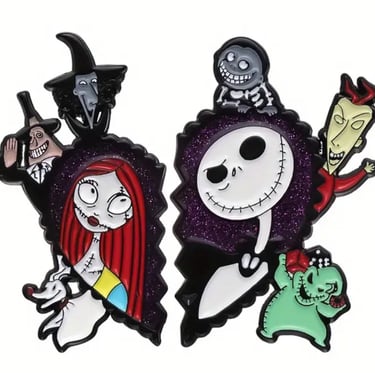 A Nightmare Before Christmas Pin Badges