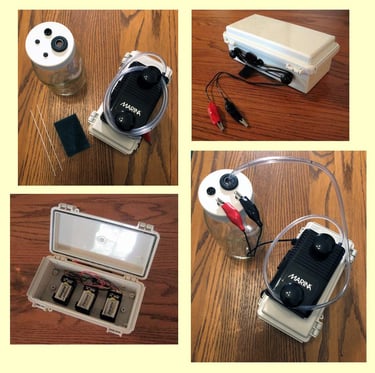 Our battery-powered small-particle colloidal silver generators for off-grid use