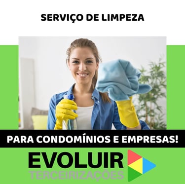 Terceirização de limpeza em condomínios e empresa