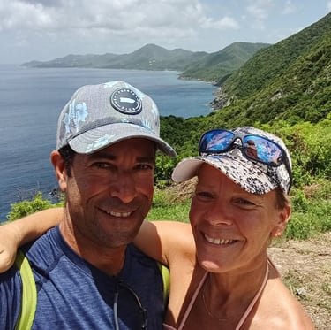 Les fondateurs de TTT, Patrick et Nadi, engagés dans la protection des récifs des Caraïbes